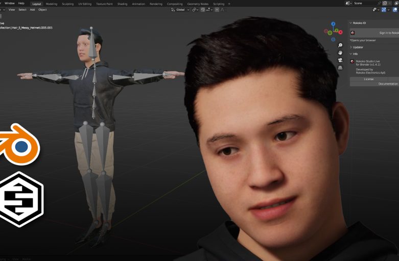 Export  Meta Human ไปยัง Blender สำหรับทำ  Mocap Live Steaming