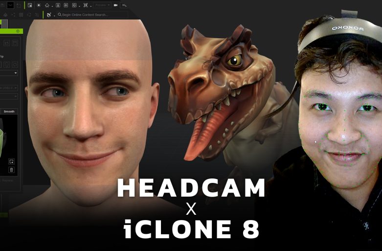 ใช้งาน Facial Mocap บน iClone8 ด้วย Rokoko Headcam